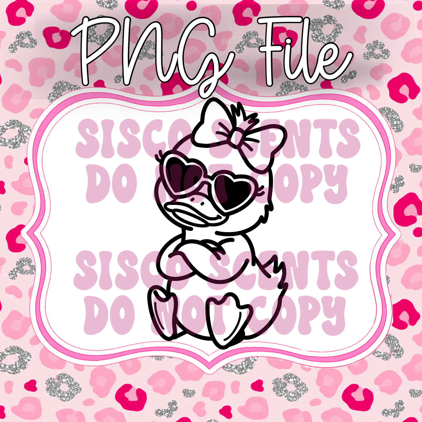 Sassy Duck PNG Digital Download