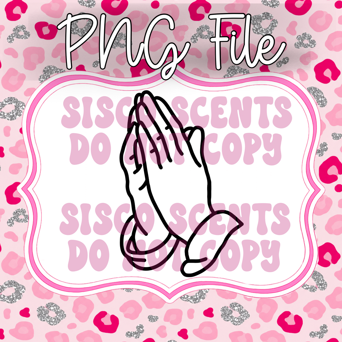 Praying Hands PNG Digital Download