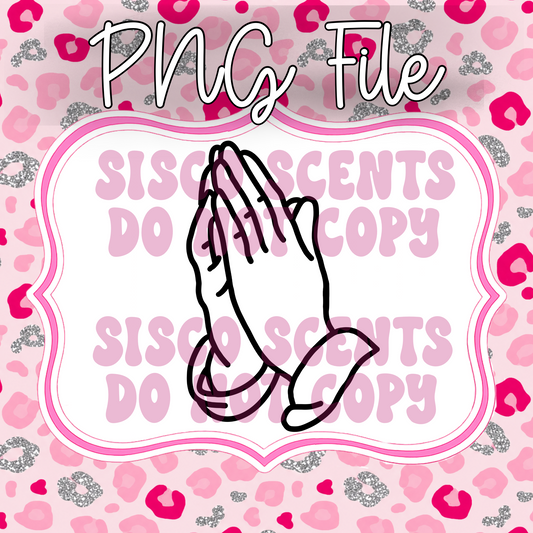 Praying Hands PNG Digital Download