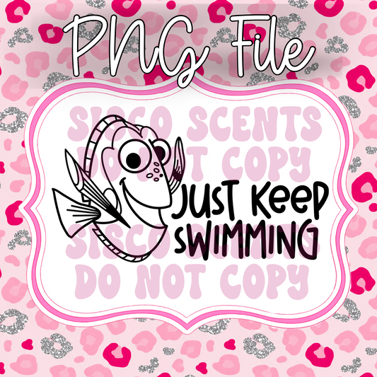 Fish With Quote PNG Digital Download