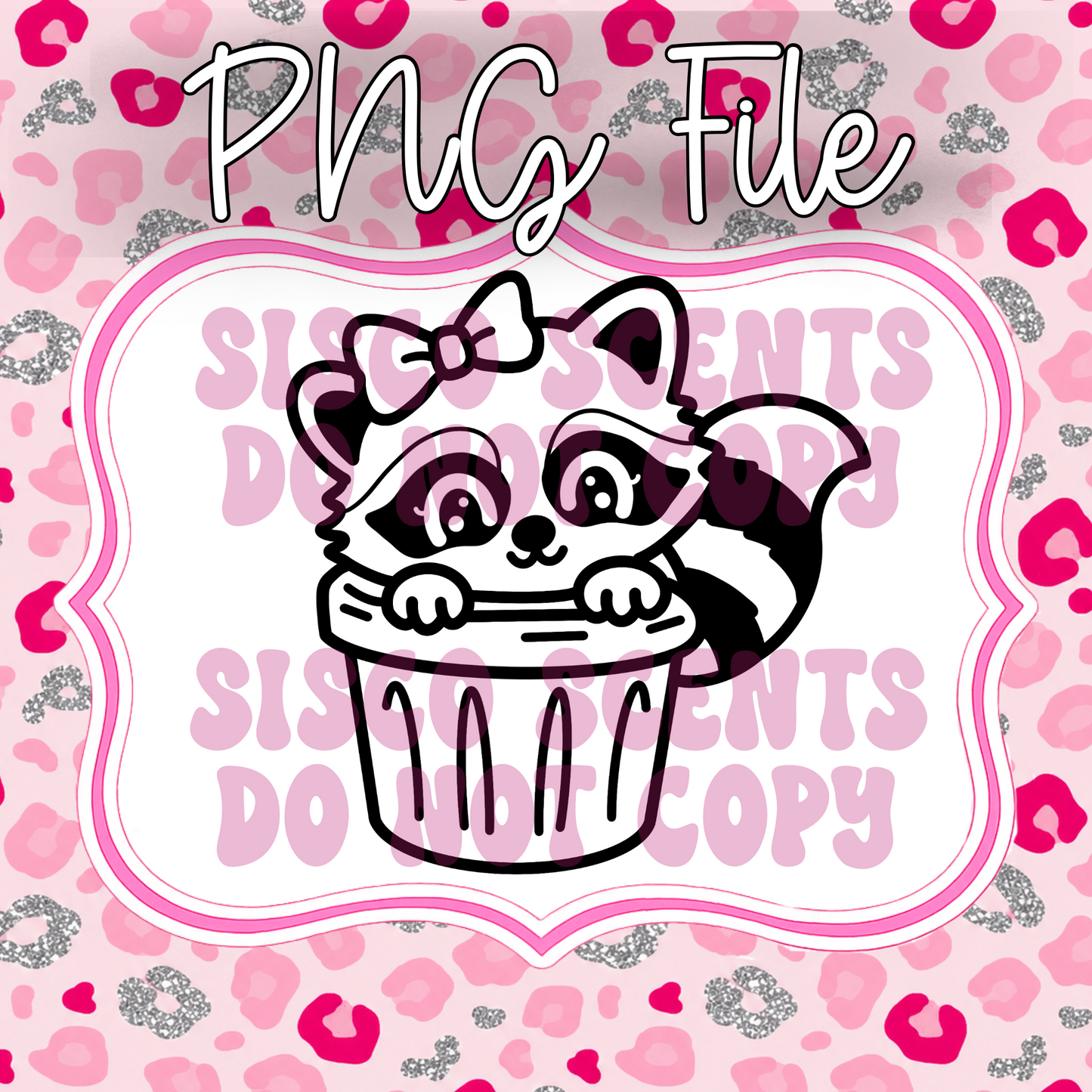 Trash Panda PNG Digital Download