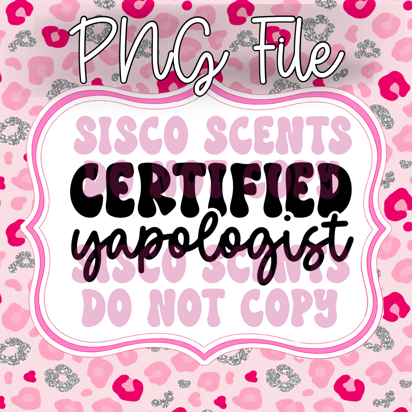 Certified Yapologist PNG Digital Download